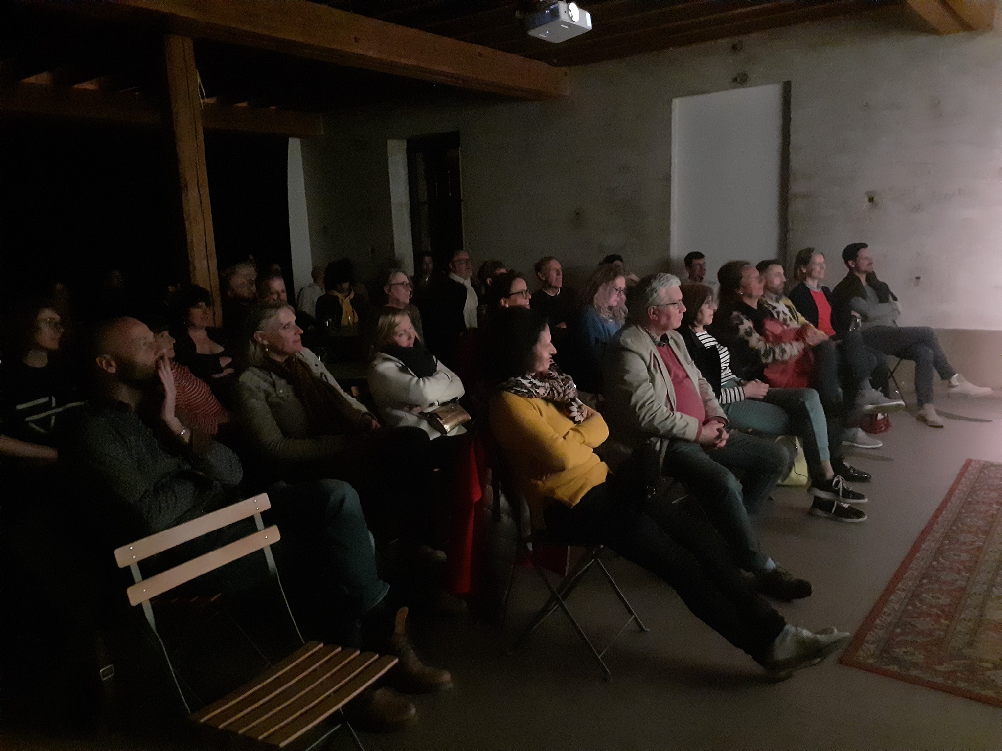 Une cinquantaine de spectateurs ont participé à la Fête du court métrage au Singe en Hiver !